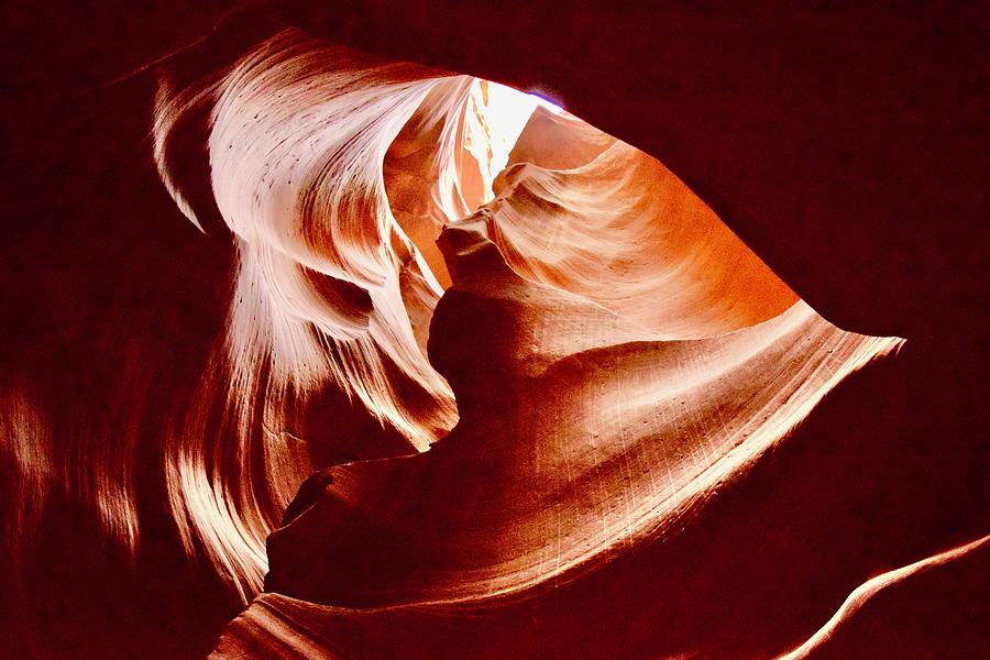 Heart shape Upper Antelope,Page,AZ Photograph by Bnte Creations