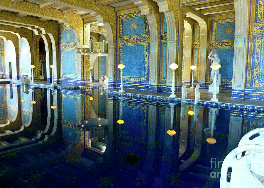 Hearst Castle Photograph - Hearst Castle Indoor Pool 1  by Julieanne Case