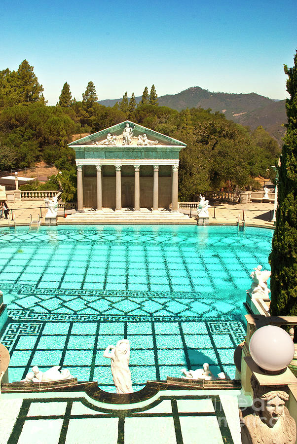 Hearst Castle Outdoor Pool Photograph