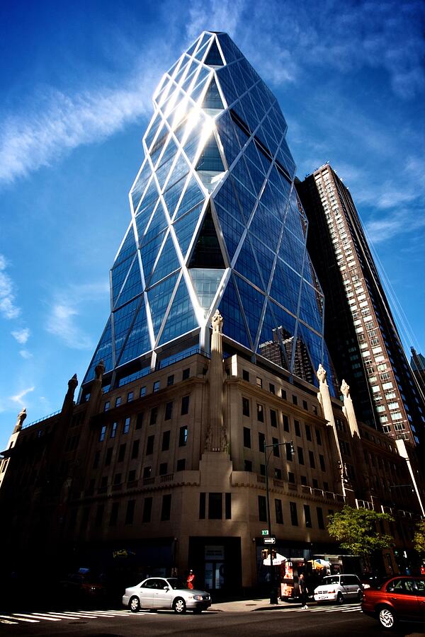 Hearst Tower, Modern Cityscape Brilliance Photograph by Travel Essayist Hearst Tower, Modern Cityscape Brilliance Photograph by Travel Essayist