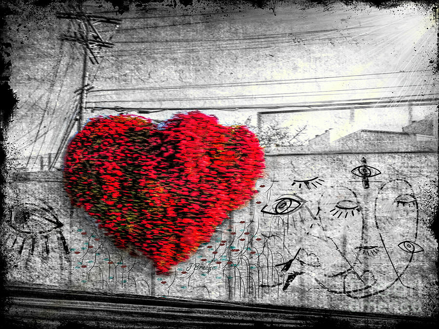 Heart 101 Digital Art by Jennie Breeze