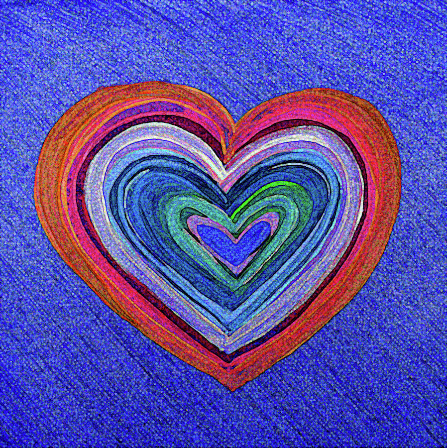 Heart 729 Painting by Corinne Carroll