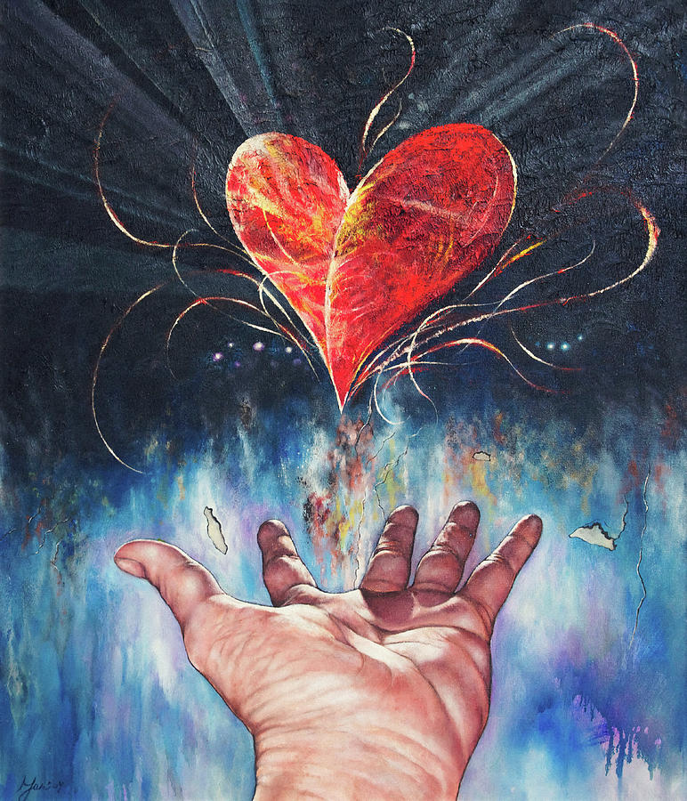 Soul　Painting　by　Pixels　Jan　Camerone　Heart　and