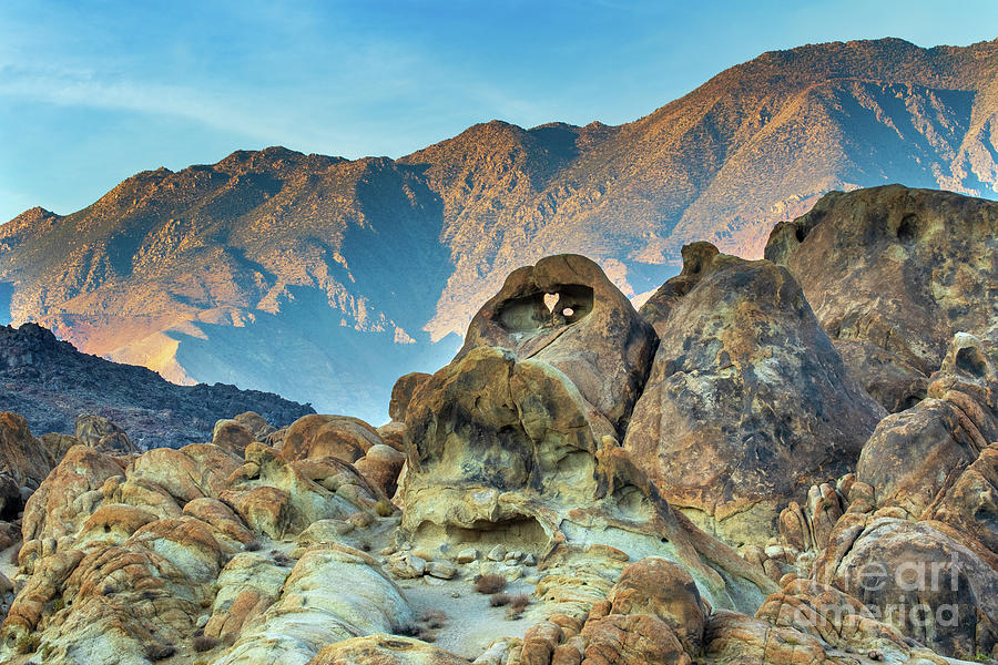 Heart Arch in the Alabama Hills Photograph by Mimi Ditchie