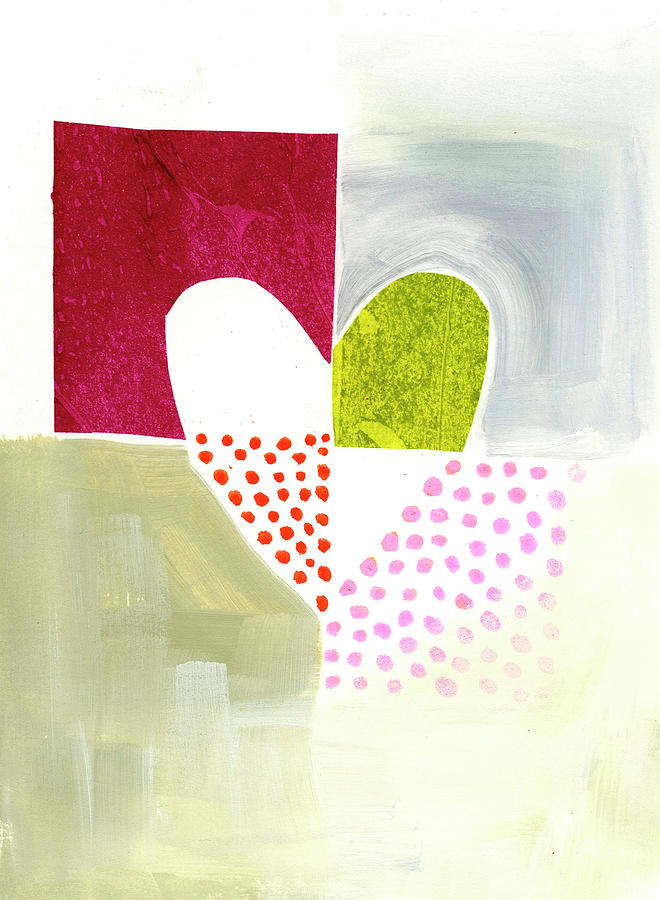Heart Collage #55 Painting by Jane Davies