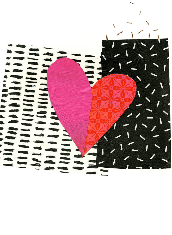 Heart Collage #58 Painting by Jane Davies