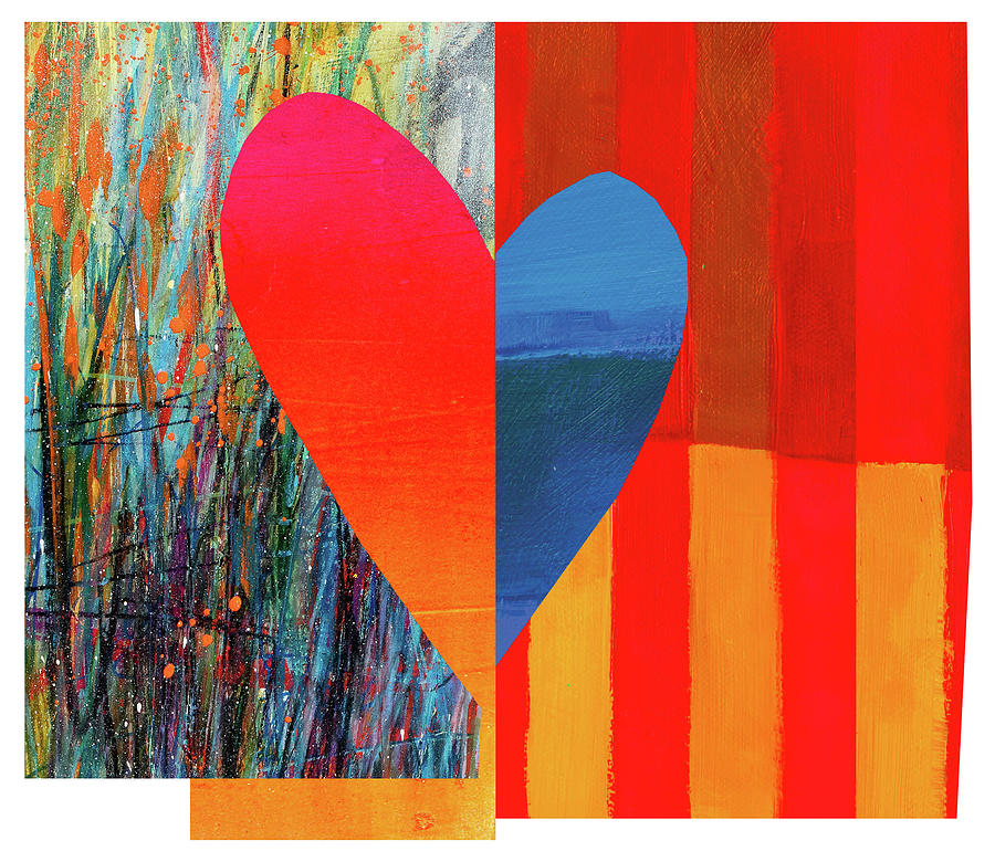 Heart Collage #64 Digital Art by Jane Davies