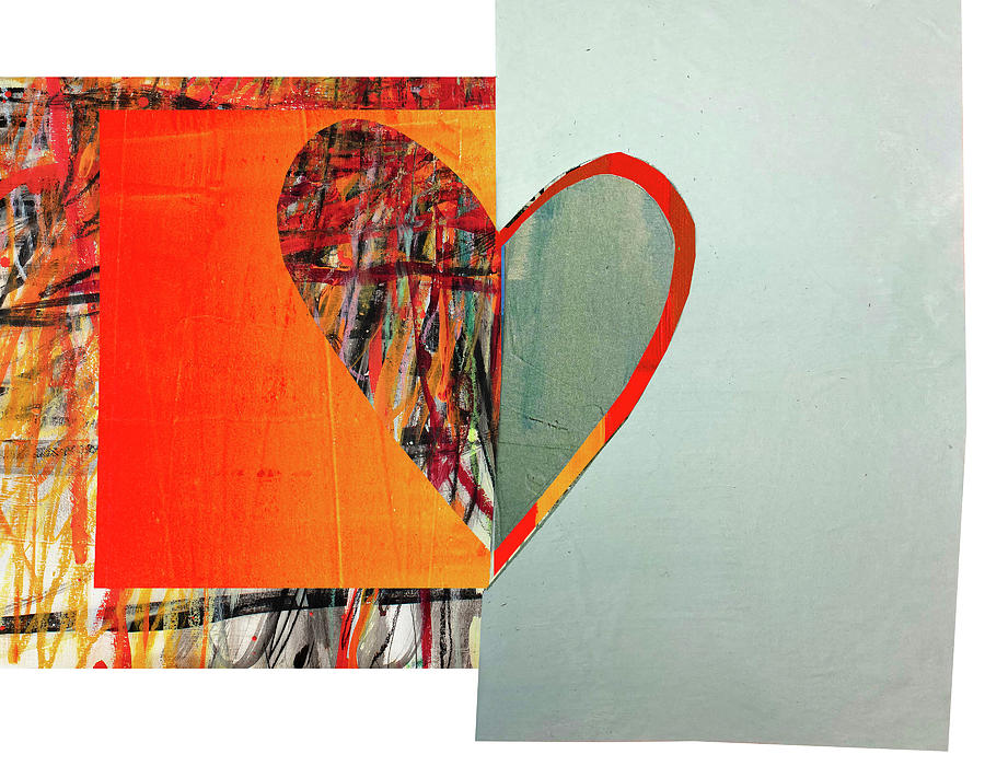 Pattern Digital Art - Heart Collage #72 by Jane Davies