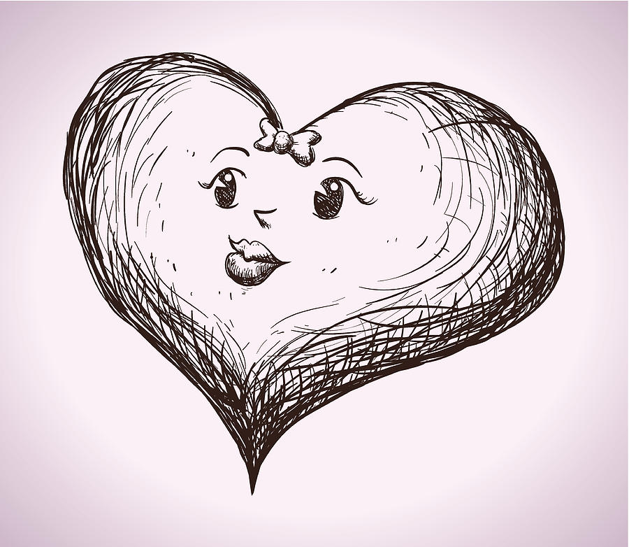 Heart design Drawing by Djvstock