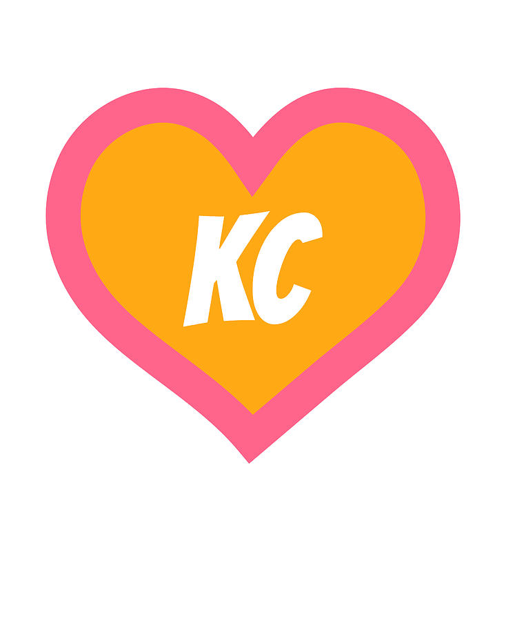 Heart KC Kansas City I Love Kansas City Digital Art by Steven Zimmer ...