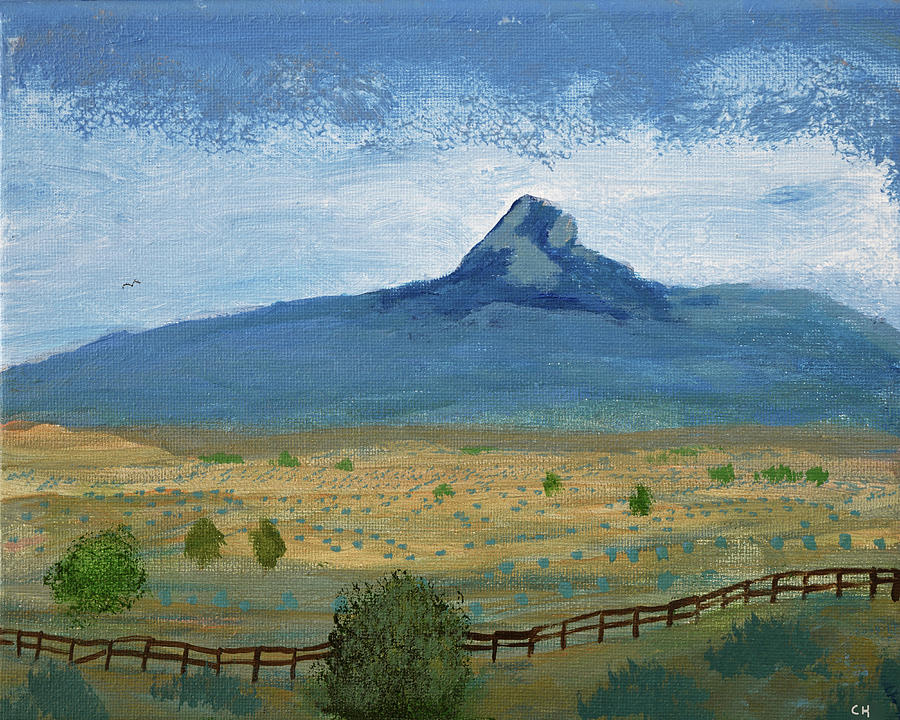 Heart Mountain, Cody Wyoming Painting by Chance Kafka