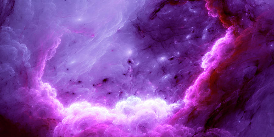 Heart Nebula Digital Art by Jo Voss