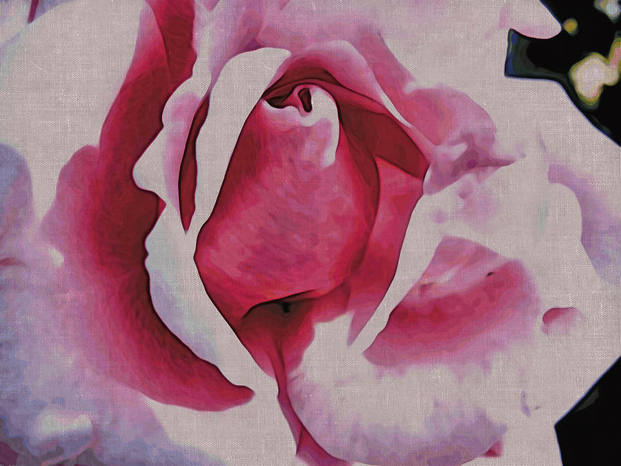 Heart of a Rose Digital Art by Michelle Hoffmann