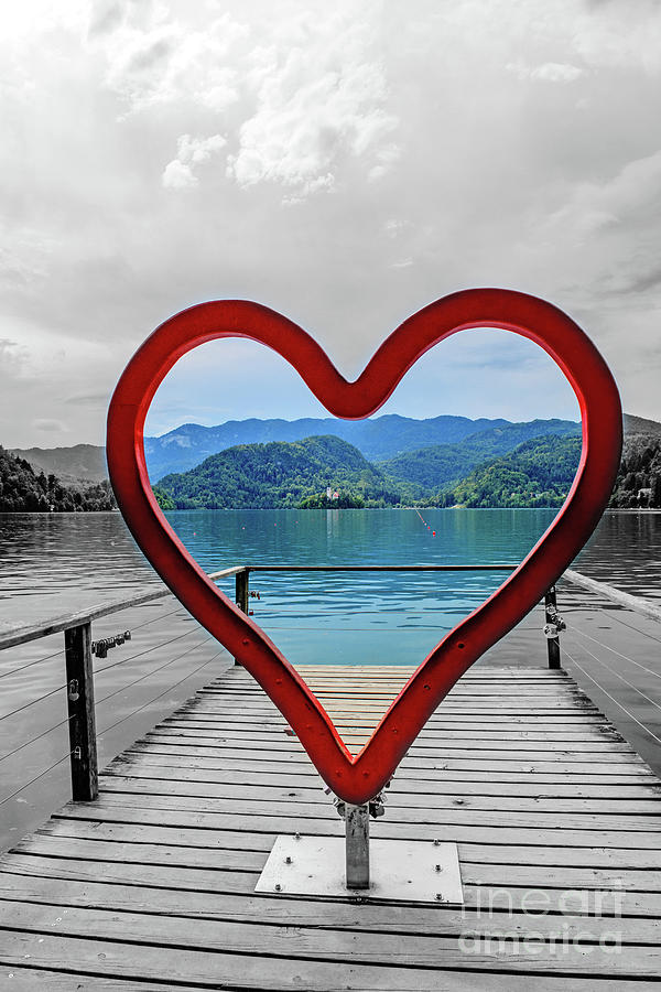 Heart Of Bled Photograph