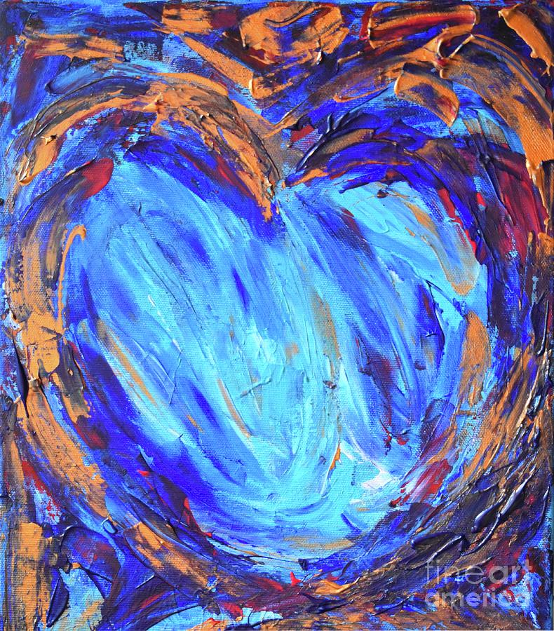 Heart of Eternity Painting by Leonida Arte