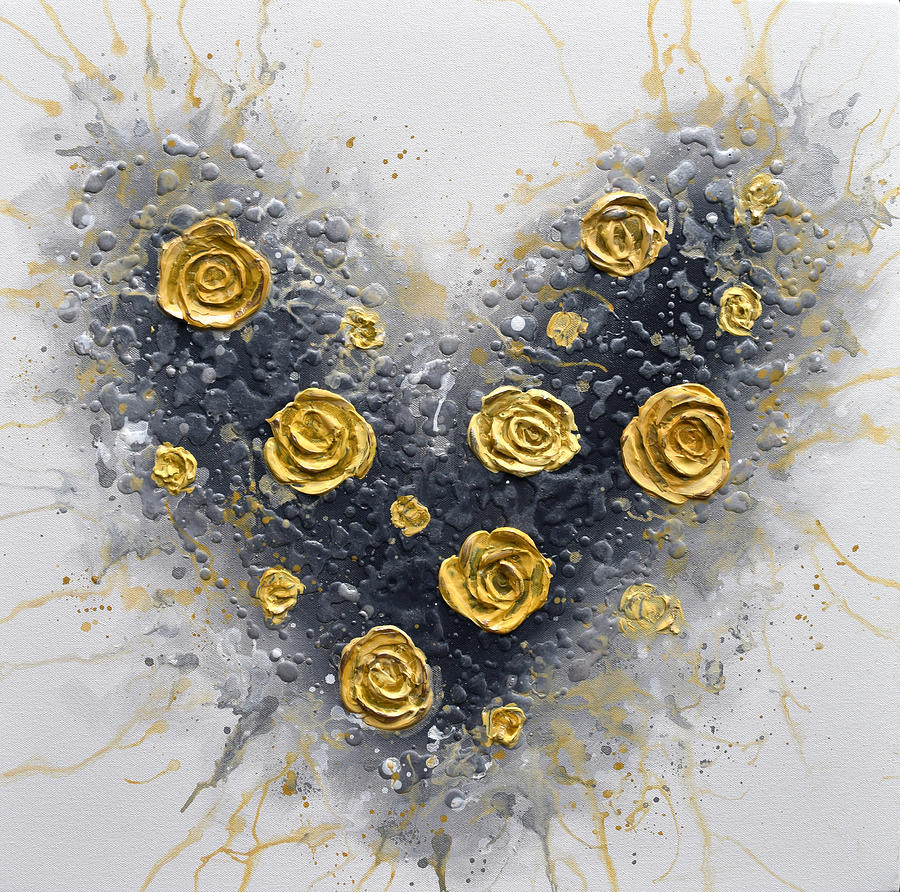 Heart of Gold Painting by Amanda Dagg