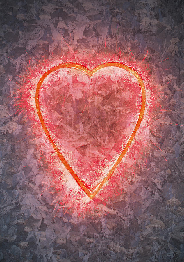 Heart of sparks Photograph by Nicholas Rigg