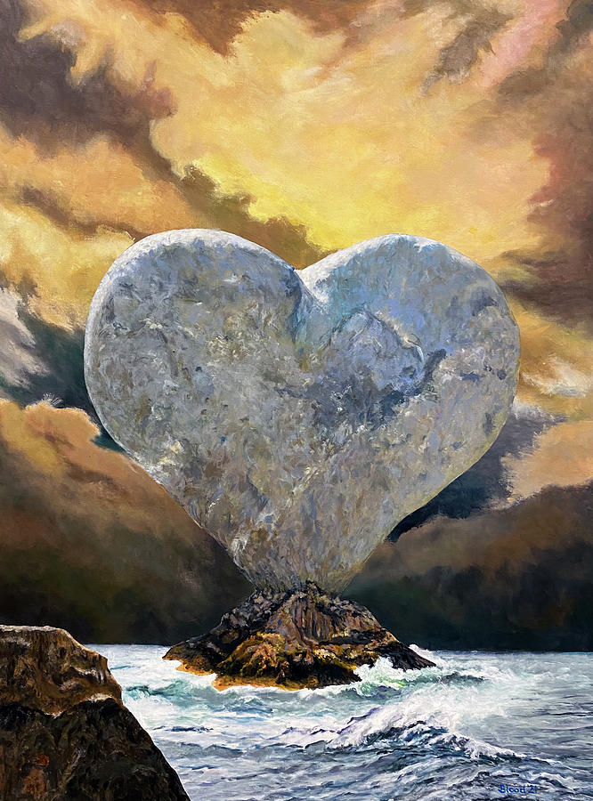 Heart of Stone Revisited Painting by Thomas Blood