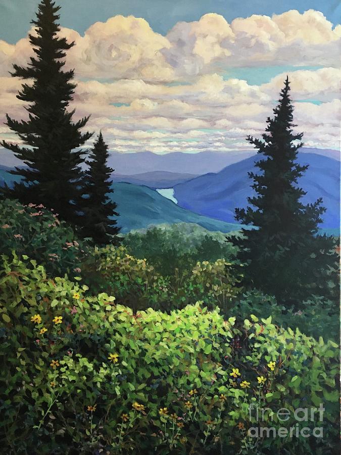 Heart of the Blue Ridge Painting by Anne Marie Brown