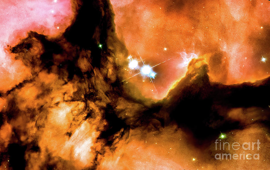 Heart of Trifid Nebula Photograph by M G Whittingham