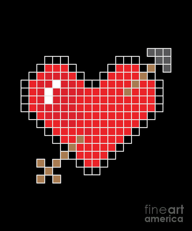 Pixel Art Valentines Day