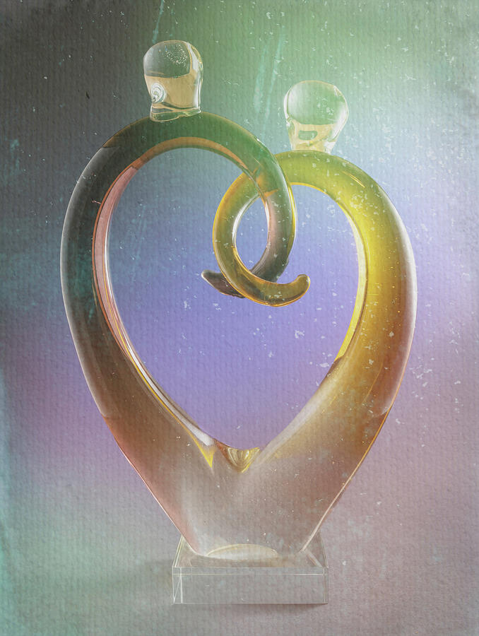 Heart Shaped Glass Ornament Photograph