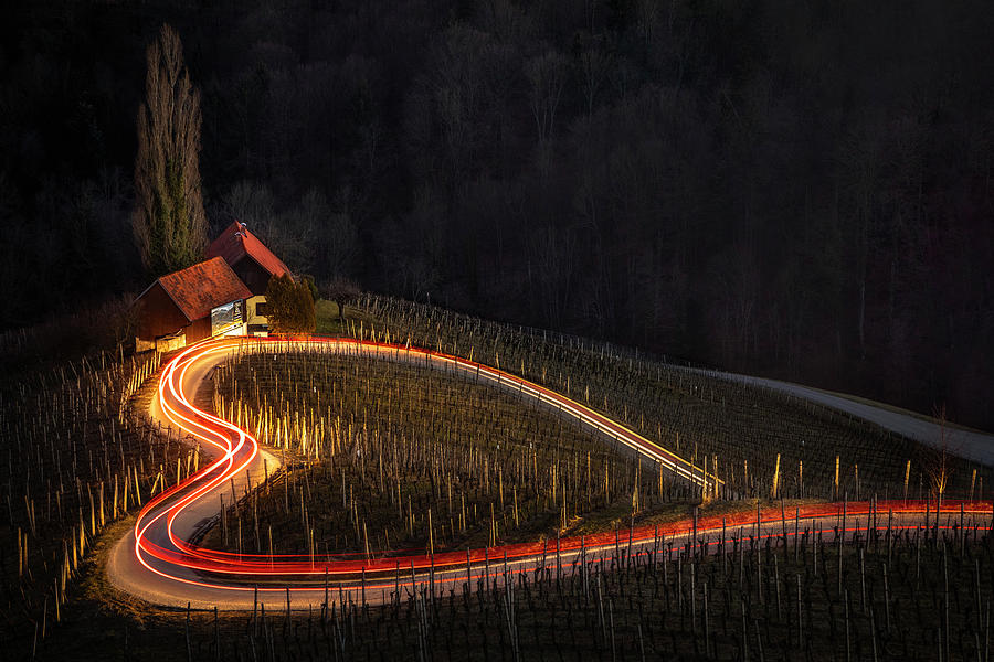 Heart shaped road II Photograph by Piotr Skrzypiec