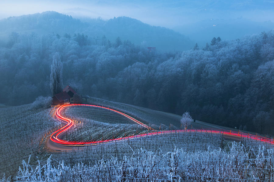 Heart shaped road Photograph by Piotr Skrzypiec
