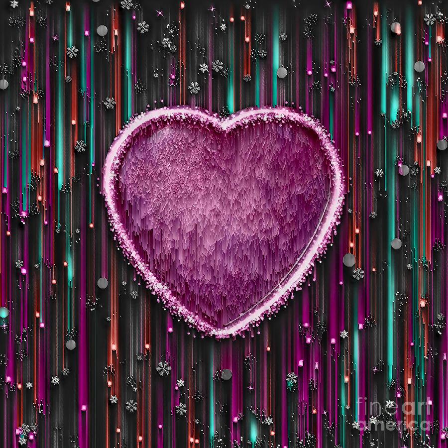 Heart Digital Art - Heart Strings by Rachel Hannah