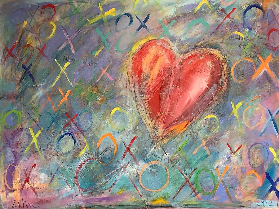Heart Thoughts Mixed Media by Lynda Zahn