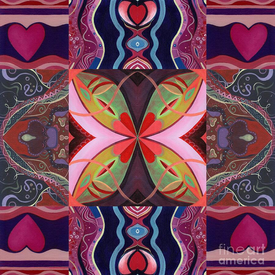 Heart to Heart - A TJOD Compilation Painting by Helena Tiainen Heart to Heart - A TJOD Compilation Painting by Helena Tiainen