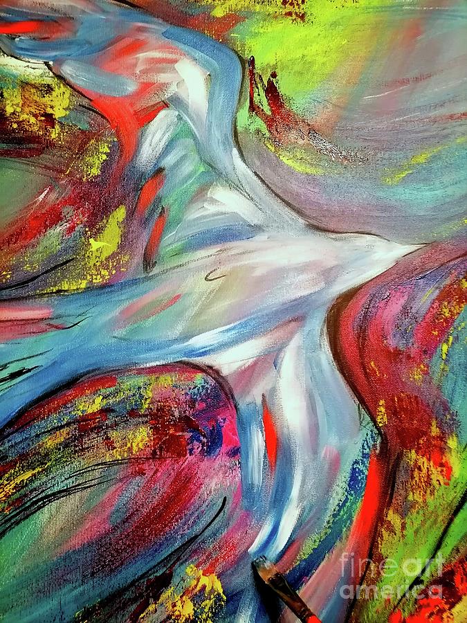 Heart With Dreams Is Like Bird With Wings  Painting by Leonida Arte