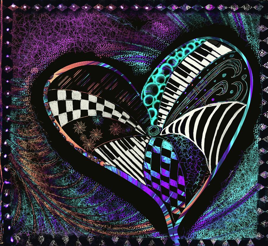 Heartbeat Digital Art by Kelly Dallas