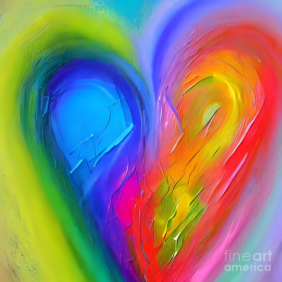 Hearts 50 Digital Art By Vanessa Silvestre - Fine Art America