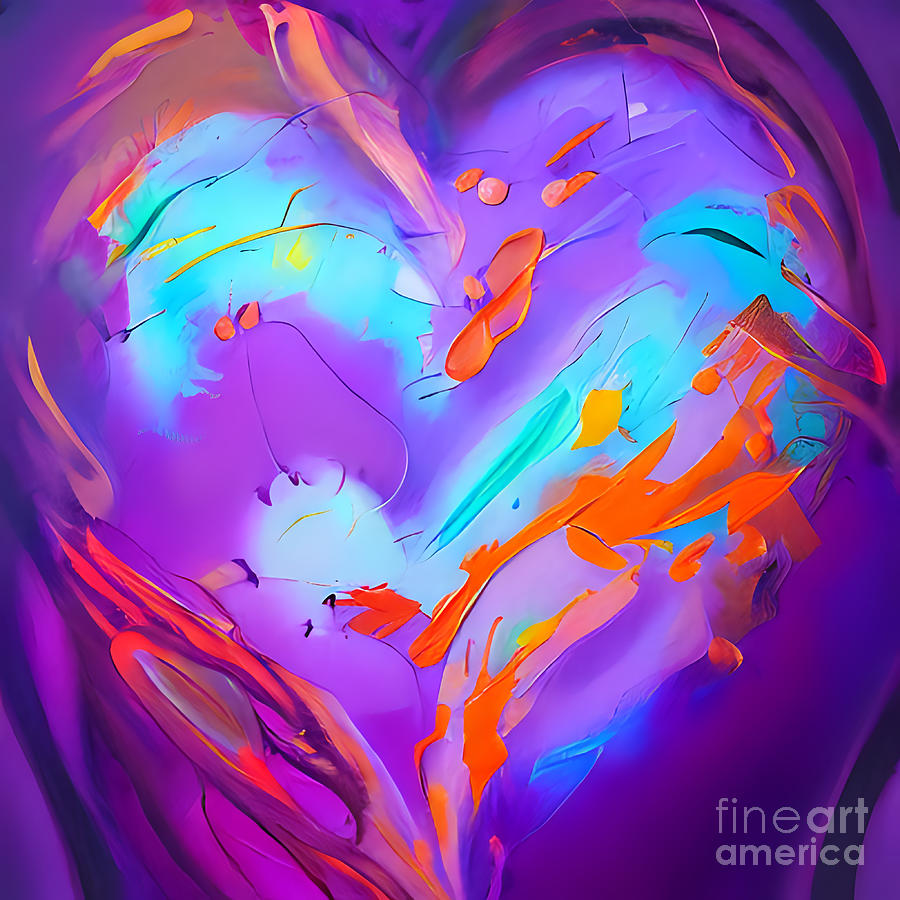 Hearts 60 Digital Art By Vanessa Silvestre - Fine Art America