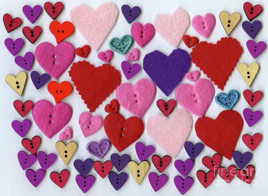 Hearts Galore Digital Art by Norma Appleton