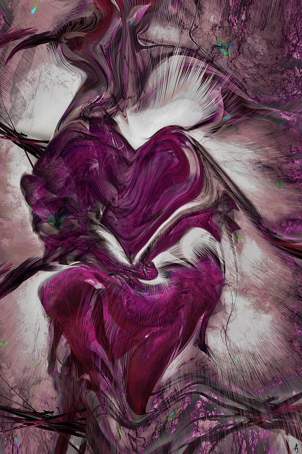 Hearts On The Vine Digital Art by Linda Sannuti