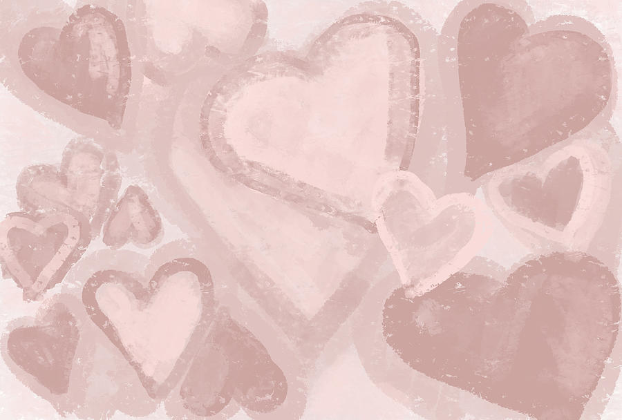 Hearts Patterns Design - Caramel Tones by Patricia Awapara Hearts Patterns Design - Caramel Tones by Patricia Awapara