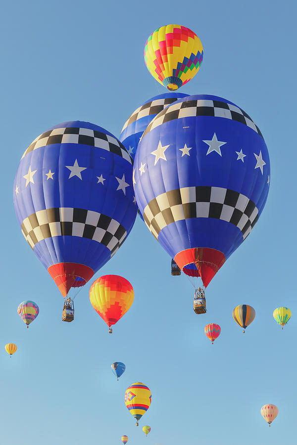 Heartsills Mass Ascension - Balloon Fiesta Photograph by Susan Rissi Tregoning