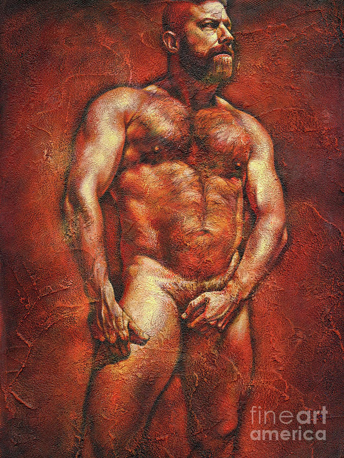 Nude Painting - Heat 10 by Chris Lopez