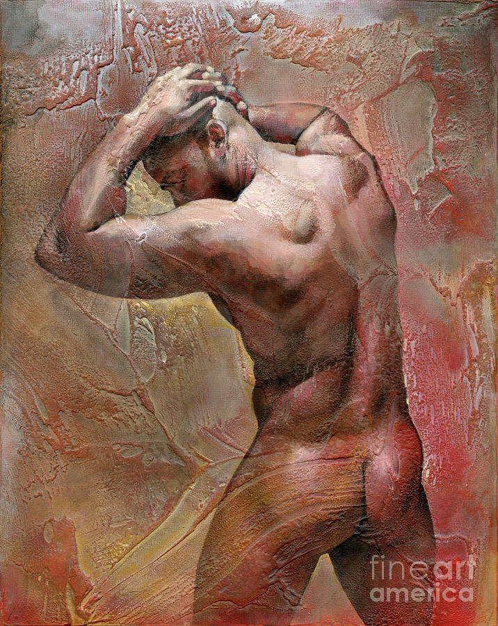 Nude Painting - Heat by Chris Lopez