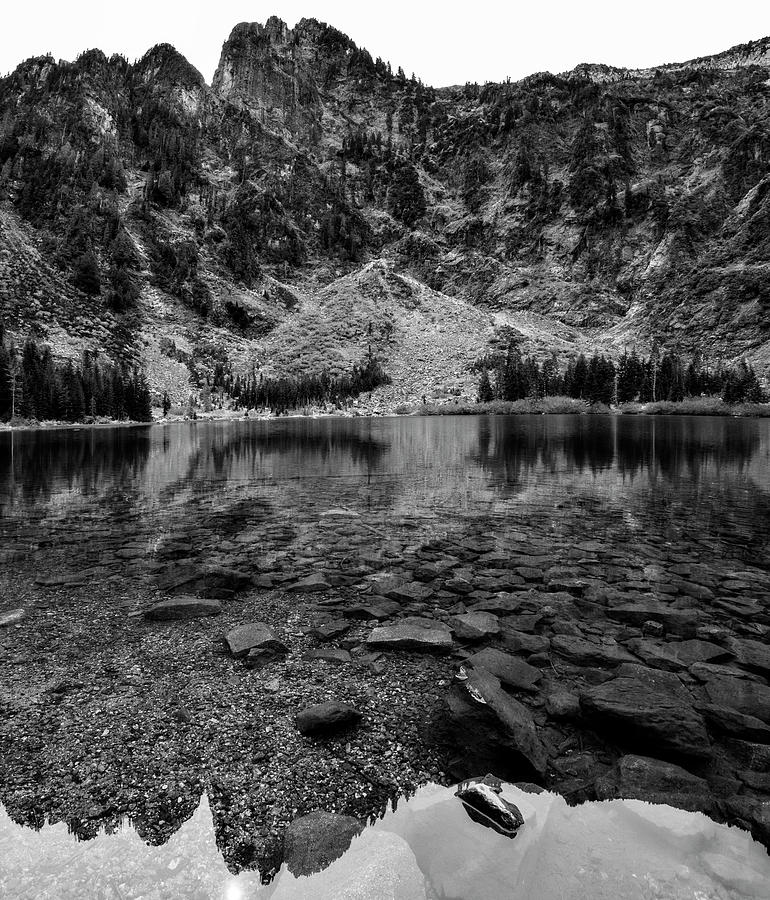 Heather Lake Black and White 2 Photograph by Pelo Blanco Photo