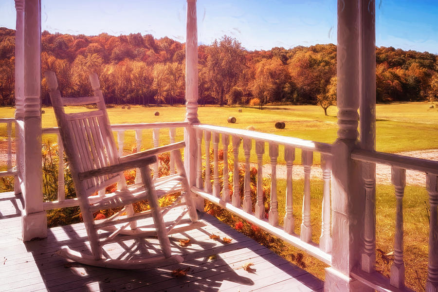 Heaven Is A Porch Painterly Photograph by Jim Love