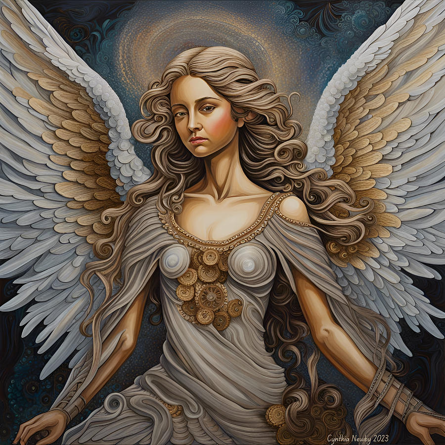 Heavenly Angel Digital Art by Cindy's Creative Corner - Fine Art America