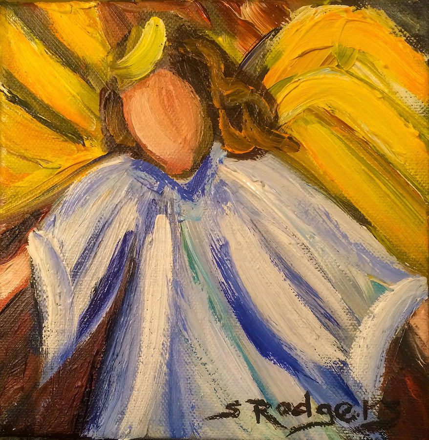 Heavenly Angel II Painting by Sherrell Rodgers