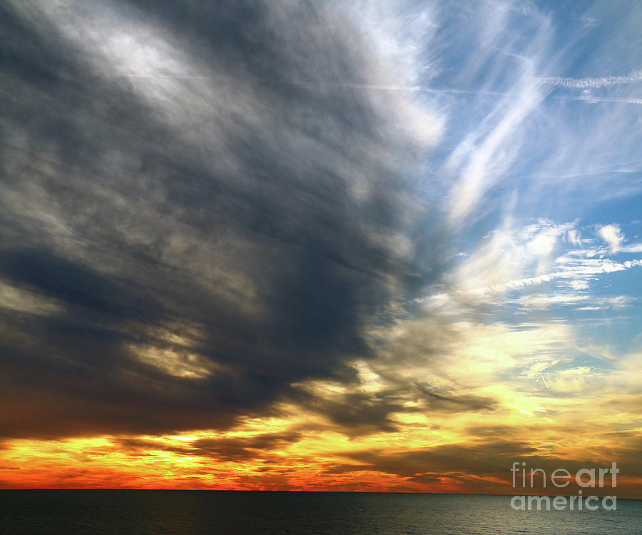 Sunset Photograph - Heavenly Clouds  by Christiane Schulze Art And Photography