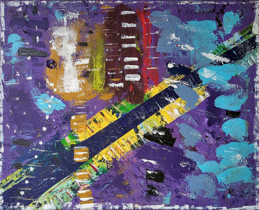 Blue Painting - Heavenly by Pam Roth OMara Blue Painting - Heavenly by Pam Roth OMara