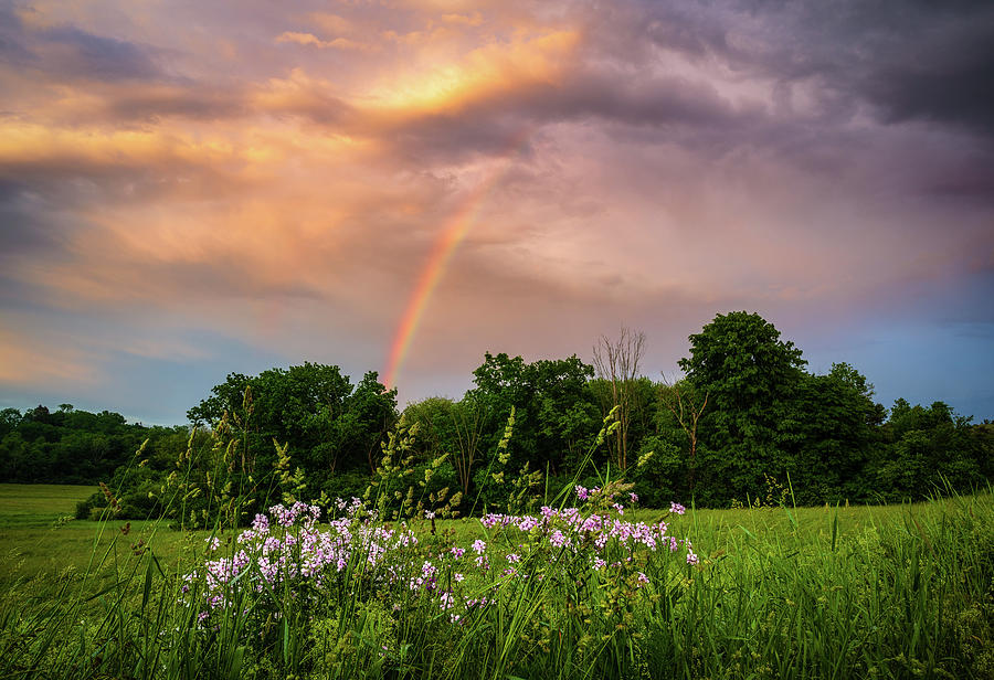 Heavens Rainbow 1 Photograph by Michael Hubley