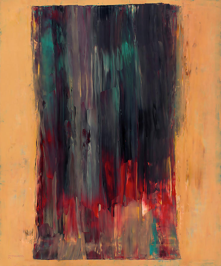 Abstract Painting - Heavy Day by Ross Edwards