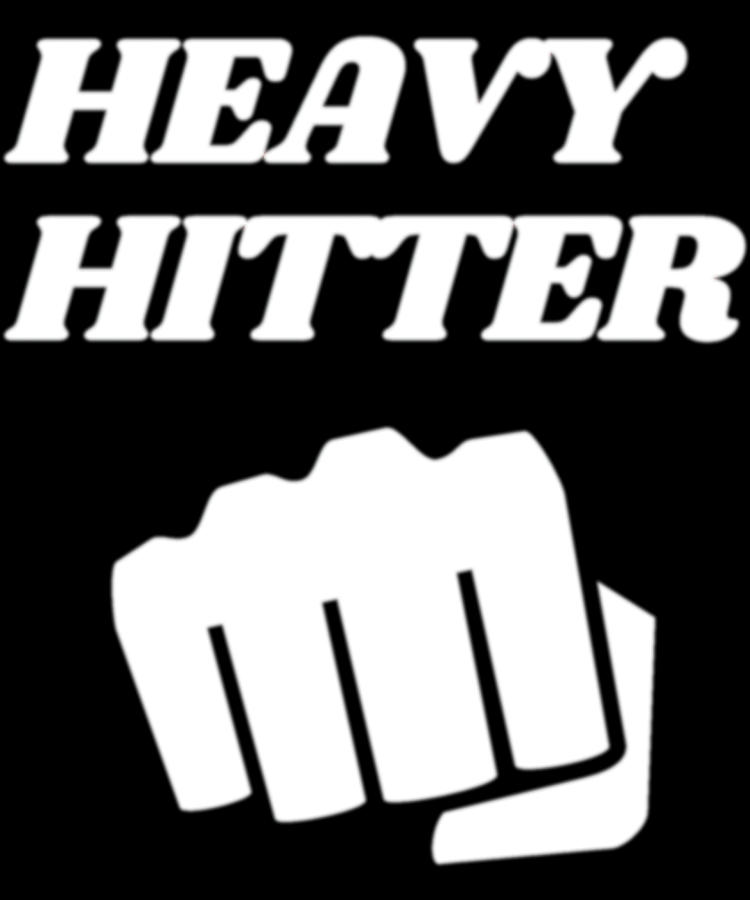 Heavy Hitter Fitted Poster retro Painting by Harris Clarke | Fine Art ...